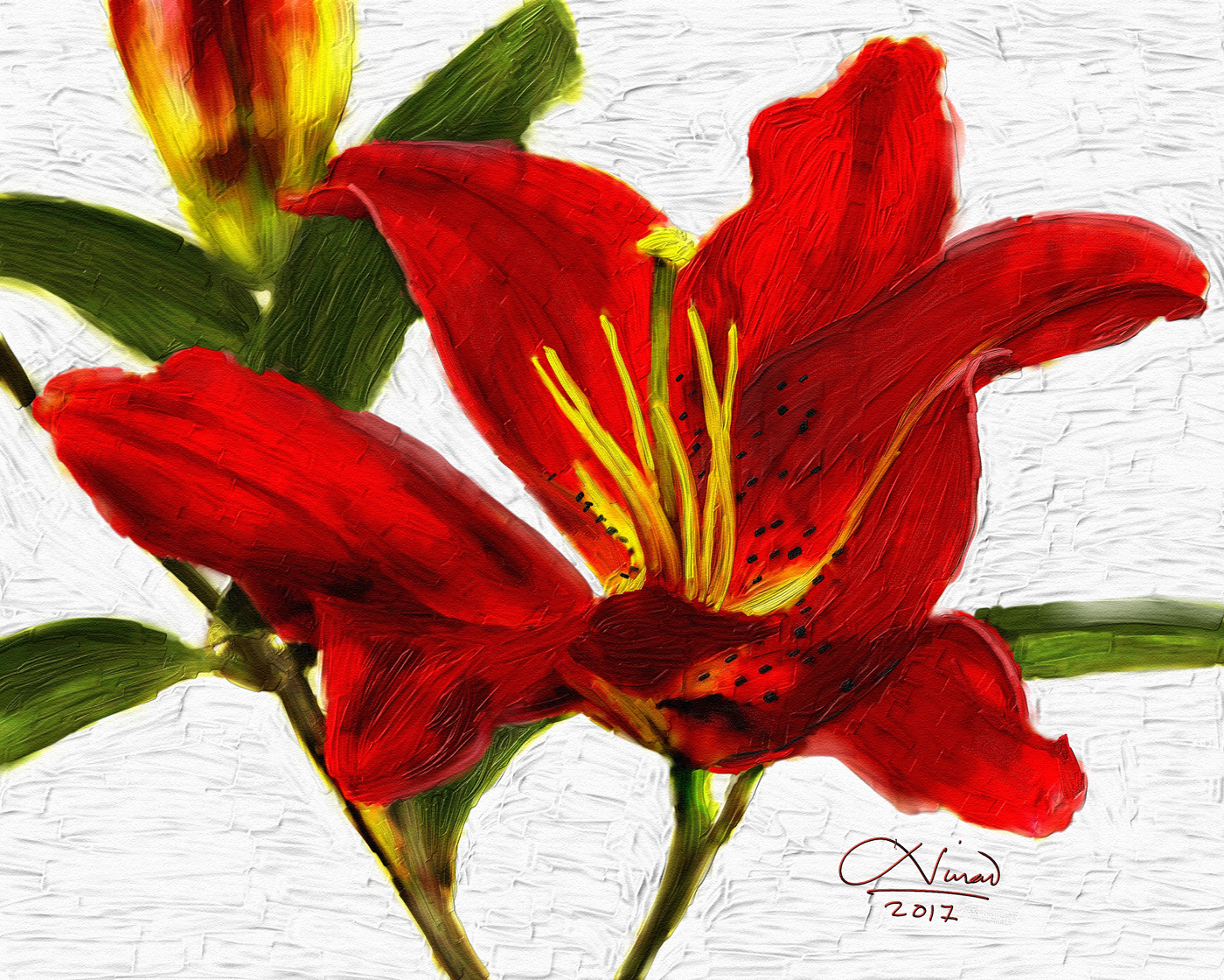 Impasto tulip